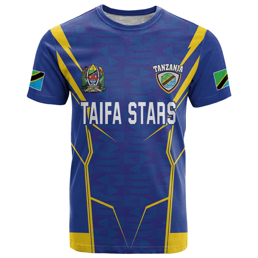 Custom Tanzania Football T Shirt Taifa Stars Sporty Style - Wonder Print Shop