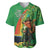 Happy Saint Patrick's Day Baseball Jersey Cheerful Leprechaun Irish Harp