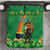 Happy Saint Patrick's Day Bedding Set Cheerful Leprechaun Irish Harp