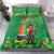 Happy Saint Patrick's Day Bedding Set Cheerful Leprechaun Irish Harp