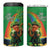 Happy Saint Patrick's Day 4 in 1 Can Cooler Tumbler Cheerful Leprechaun Irish Harp