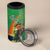 Happy Saint Patrick's Day 4 in 1 Can Cooler Tumbler Cheerful Leprechaun Irish Harp