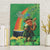 Happy Saint Patrick's Day Canvas Wall Art Cheerful Leprechaun Irish Harp