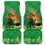 Happy Saint Patrick's Day Car Mats Cheerful Leprechaun Irish Harp