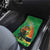 Happy Saint Patrick's Day Car Mats Cheerful Leprechaun Irish Harp