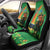 Happy Saint Patrick's Day Car Seat Cover Cheerful Leprechaun Irish Harp