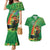 Happy Saint Patrick's Day Couples Matching Mermaid Dress and Hawaiian Shirt Cheerful Leprechaun Irish Harp