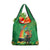 Happy Saint Patrick's Day Grocery Bag Cheerful Leprechaun Irish Harp