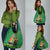 Happy Saint Patrick's Day Grocery Bag Cheerful Leprechaun Irish Harp