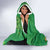 Happy Saint Patrick's Day Hooded Blanket Cheerful Leprechaun Irish Harp