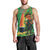 Happy Saint Patrick's Day Men Tank Top Cheerful Leprechaun Irish Harp