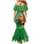 Happy Saint Patrick's Day Mermaid Dress Cheerful Leprechaun Irish Harp