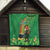 Happy Saint Patrick's Day Quilt Cheerful Leprechaun Irish Harp