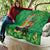 Happy Saint Patrick's Day Quilt Cheerful Leprechaun Irish Harp