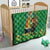 Happy Saint Patrick's Day Quilt Cheerful Leprechaun Irish Harp