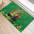 Happy Saint Patrick's Day Rubber Doormat Cheerful Leprechaun Irish Harp