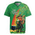 Happy Saint Patrick's Day Rugby Jersey Cheerful Leprechaun Irish Harp