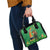 Happy Saint Patrick's Day Shoulder Handbag Cheerful Leprechaun Irish Harp