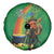 Happy Saint Patrick's Day Spare Tire Cover Cheerful Leprechaun Irish Harp