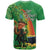 Happy Saint Patrick's Day T Shirt Cheerful Leprechaun Irish Harp