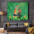 Happy Saint Patrick's Day Tapestry Cheerful Leprechaun Irish Harp