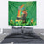 Happy Saint Patrick's Day Tapestry Cheerful Leprechaun Irish Harp