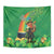 Happy Saint Patrick's Day Tapestry Cheerful Leprechaun Irish Harp