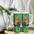 Happy Saint Patrick's Day Tumbler With Handle Cheerful Leprechaun Irish Harp