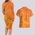 Personalized Netherlands Queen's Day Couples Matching Long Sleeve Bodycon Dress and Hawaiian Shirt Koninginnedag Royal Crown