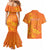 Personalized Netherlands Queen's Day Couples Matching Mermaid Dress and Hawaiian Shirt Koninginnedag Royal Crown