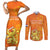 Personalized Netherlands Queen's Day Couples Matching Short Sleeve Bodycon Dress and Long Sleeve Button Shirt Koninginnedag Royal Crown