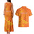 Personalized Netherlands Queen's Day Couples Matching Tank Maxi Dress and Hawaiian Shirt Koninginnedag Royal Crown