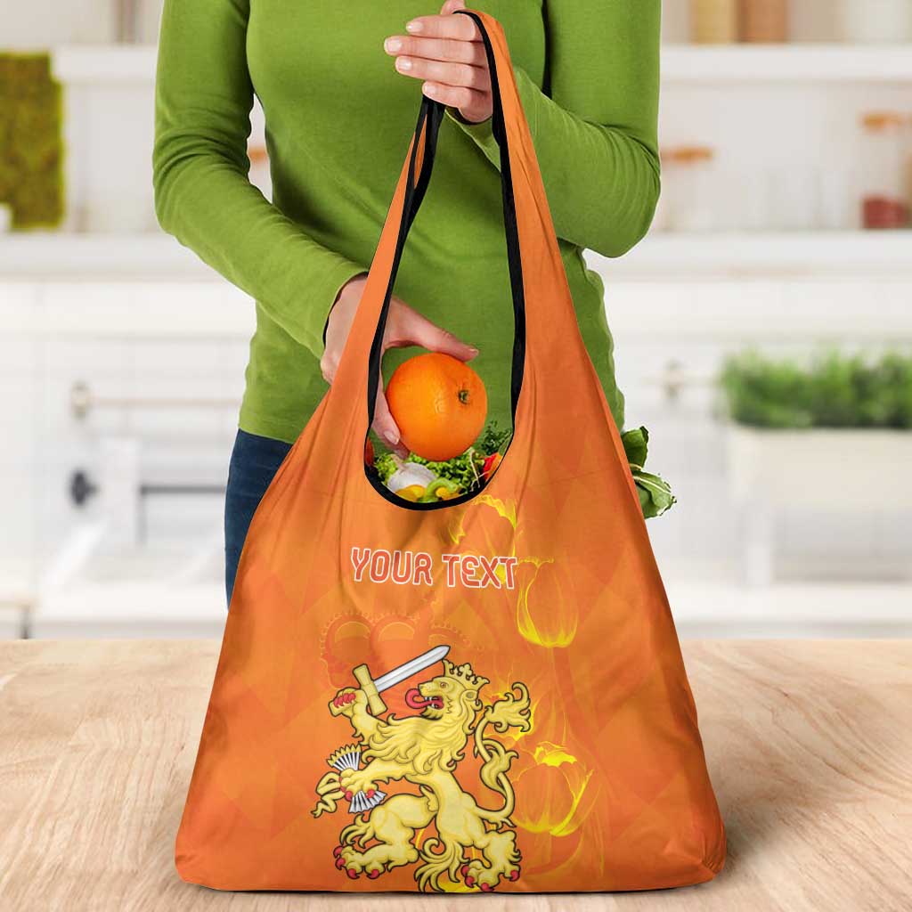 Personalized Netherlands Queen's Day Grocery Bag Koninginnedag Royal Crown