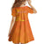 Personalized Netherlands Queen's Day Kid Short Sleeve Dress Koninginnedag Royal Crown