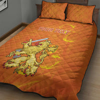 Personalized Netherlands Queen's Day Quilt Bed Set Koninginnedag Royal Crown