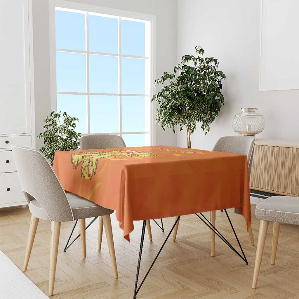 Personalized Netherlands Queen's Day Tablecloth Koninginnedag Royal Crown