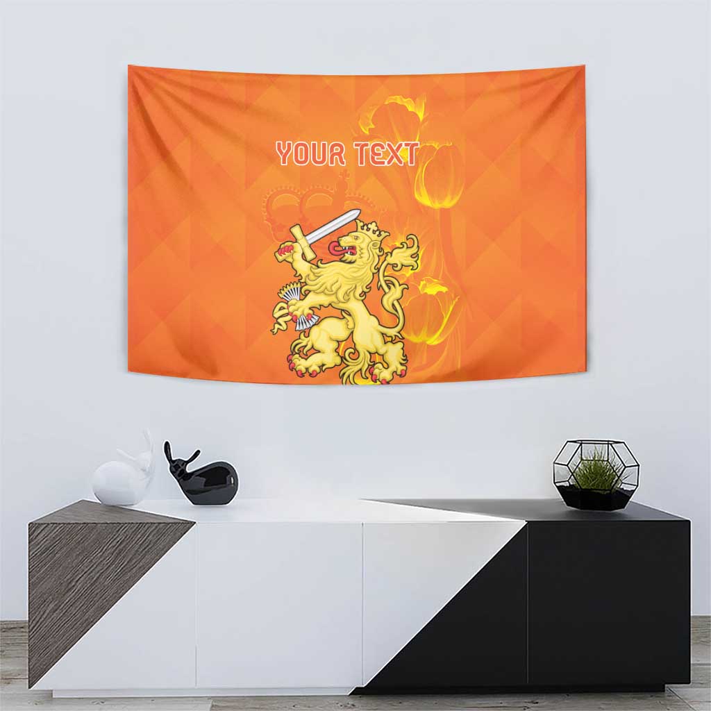 Personalized Netherlands Queen's Day Tapestry Koninginnedag Royal Crown