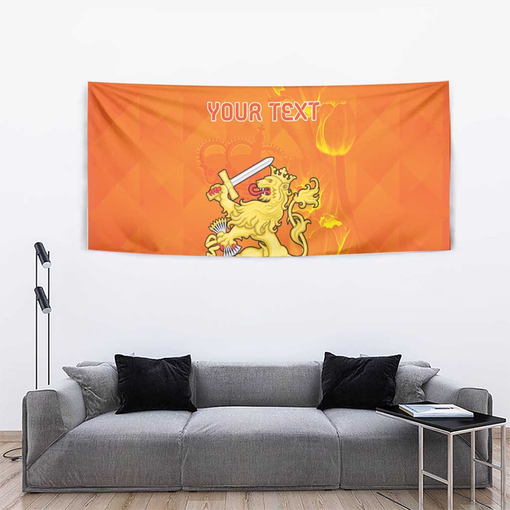 Personalized Netherlands Queen's Day Tapestry Koninginnedag Royal Crown