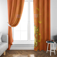 Personalized Netherlands Queen's Day Window Curtain Koninginnedag Royal Crown