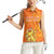 Personalized Netherlands Queen's Day Women Sleeveless Polo Shirt Koninginnedag Royal Crown