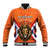 Personalized Netherlands King's Day Baseball Jacket Koningsdag Lion King With Crown