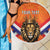 Personalized Netherlands King's Day Beach Blanket Koningsdag Lion King With Crown