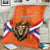 Personalized Netherlands King's Day Blanket Koningsdag Lion King With Crown