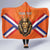 Personalized Netherlands King's Day Hooded Blanket Koningsdag Lion King With Crown