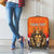 Personalized Netherlands King's Day Luggage Cover Koningsdag Lion King With Crown