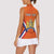 Personalized Netherlands King's Day Women Sleeveless Polo Shirt Koningsdag Lion King With Crown