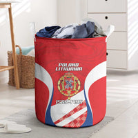 Poland-Lithuania Laundry Basket Heraldic Eagle and Vytis Historical