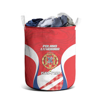 Poland-Lithuania Laundry Basket Heraldic Eagle and Vytis Historical