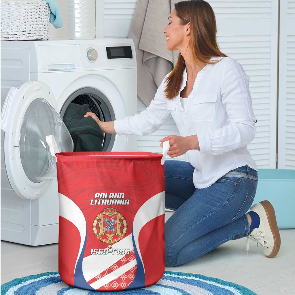 Poland-Lithuania Laundry Basket Heraldic Eagle and Vytis Historical