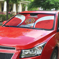 Poland-Lithuania Auto Sun Shade Heraldic Eagle and Vytis Historical